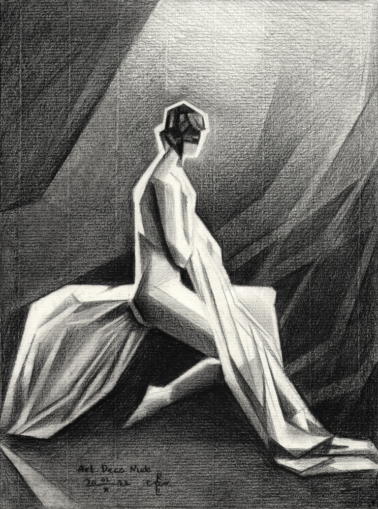 Art Deco Nude - 02-10-22 from Corné Akkers