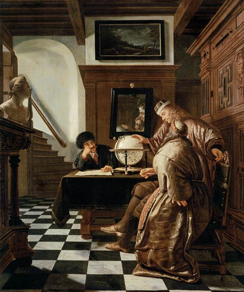 Geographers at Work from Cornelis de Man