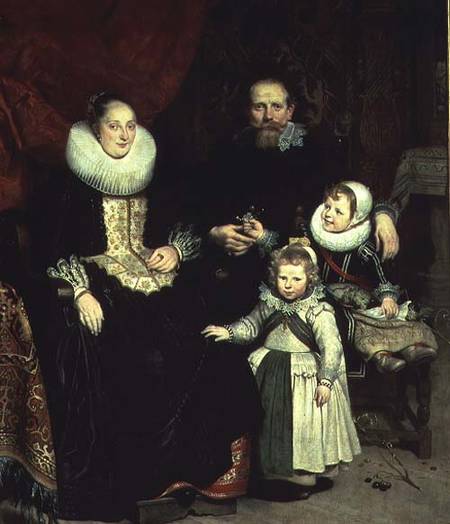 Portrait of the Artist with his Family from Cornelis de Vos