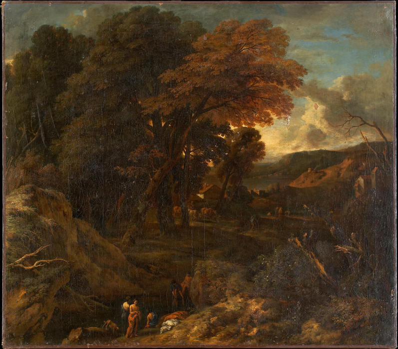 Southern Landscape with Bathers from Cornelis Huysmans