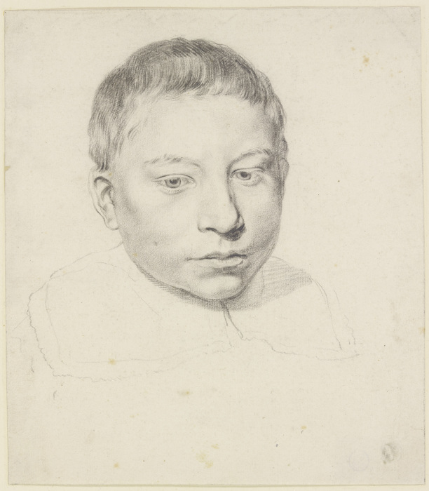 Kopf eines Jünglings mit umgelegtem Kragen from Cornelis Visscher