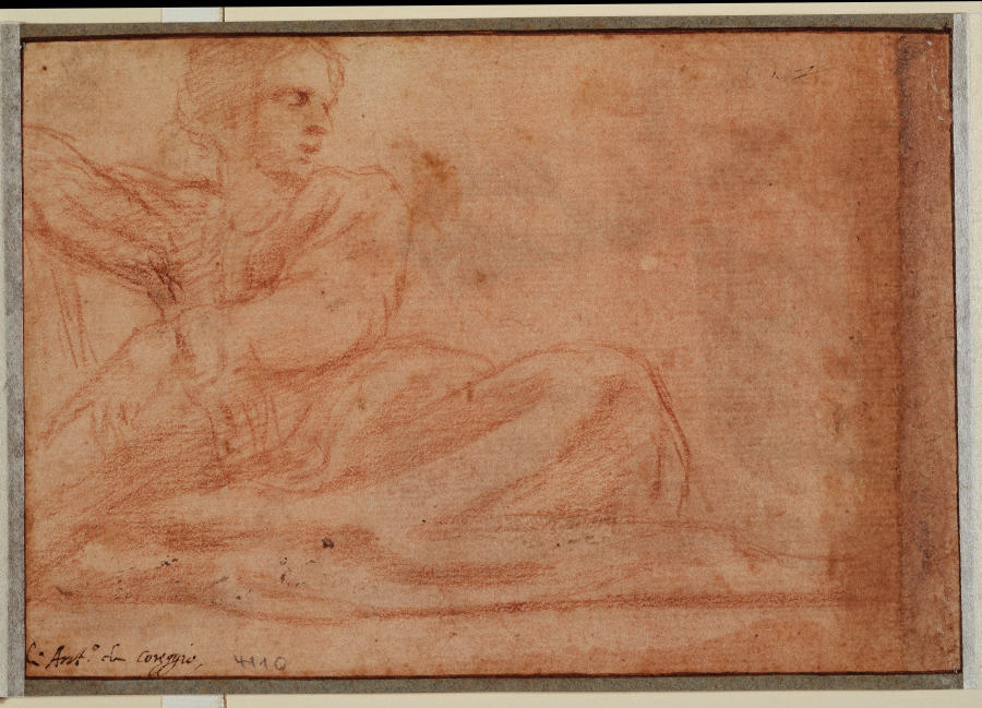 Sitzende Figur nach rechts from Correggio