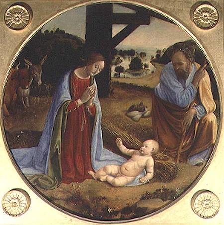 Adoration of the Holy Child from Cosimo Rosselli