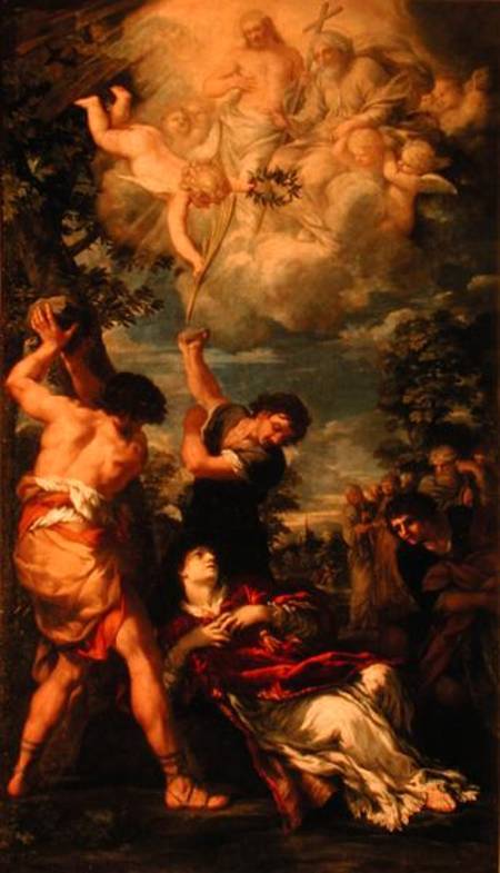 The Martyrdom of Saint Stephen from Pietro  da Cortona,