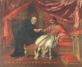 Der Hl. Filippo Neri heilt Papst Clemens VIII.