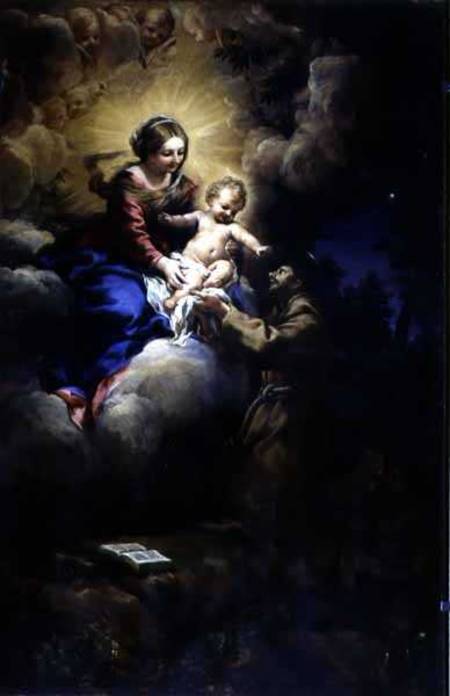 The Visitation of St Francis from Pietro  da Cortona,