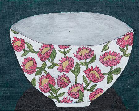 Pink Protea Bowl