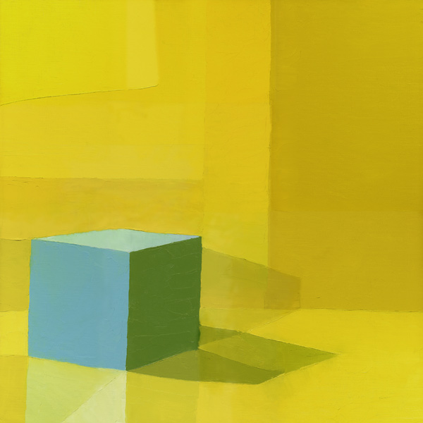 Yellow / Blue (oil on canvas)  from Daniel  Cacouault