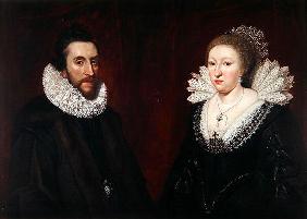 Double Portrait of Thomas Howard, 14th 'Collector' Earl of Arundel, and his wife Aletheia Talbot, 16