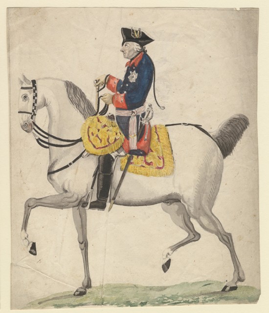 Frederick II of Prussia from Daniel Nikolaus Chodowiecki