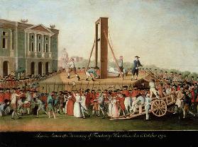 The Execution of Marie-Antoinette (1755-93)