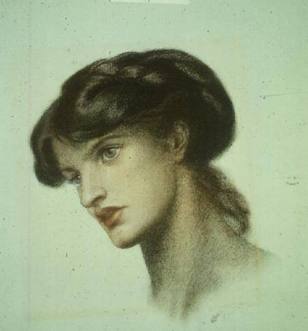 Portrait of Mrs. Stillman from Dante Gabriel Rossetti