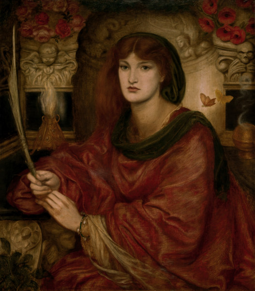 Rossetti / Sibylla Palmifera / Painting from Dante Gabriel Rossetti