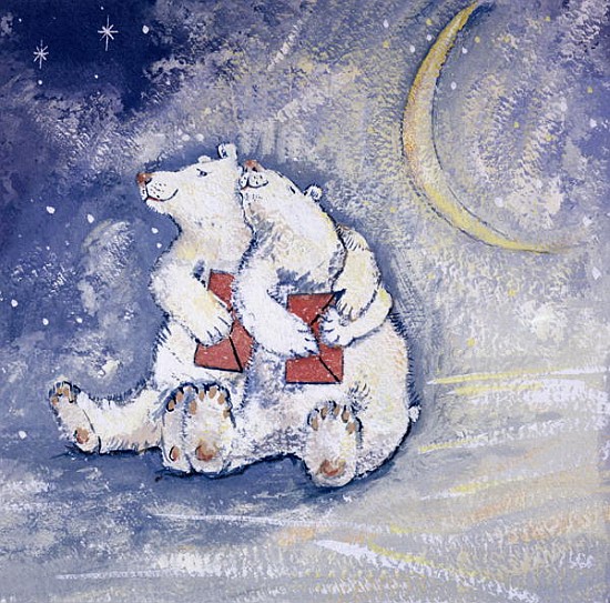 Happy Bears (gouache on paper)  from David  Cooke