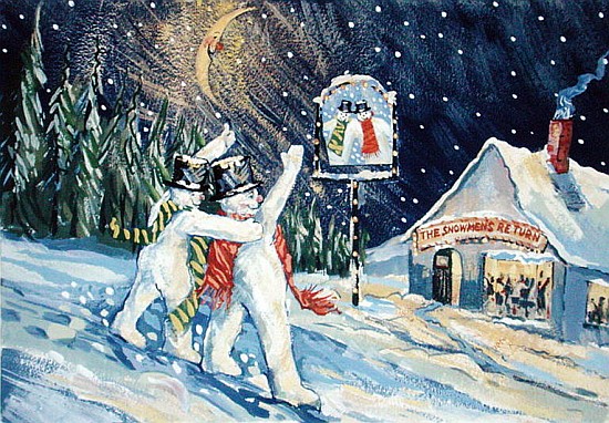 The Snowmen''s Return (gouache on paper)  from David  Cooke