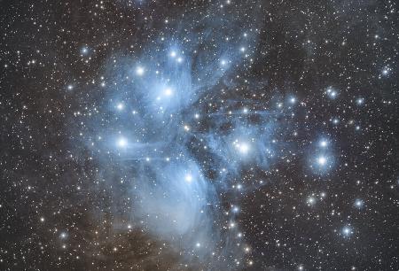There Pleiades nebula