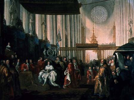 Coronation of Karl XI (1655-97) from David Klocker Ehrenstrahl