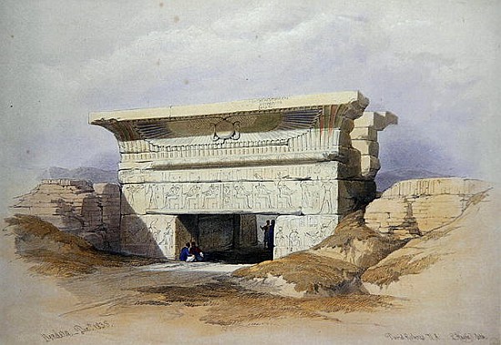 North Gate at Dendarah, from \\Egypt and Nubia\\\, Vol.1\\"" from David Roberts