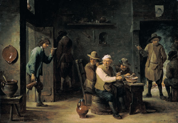 In a tavern from David Teniers