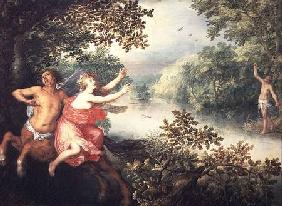 Hercules, Deianeira and the centaur Nessus