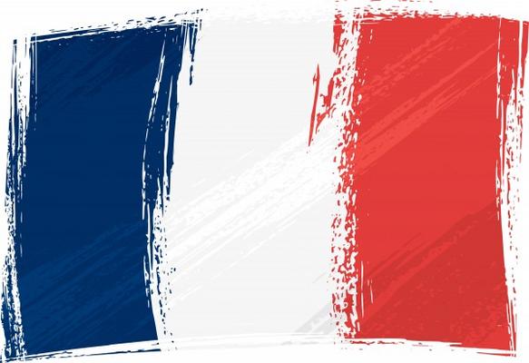 Grunge France flag from Dawid Krupa