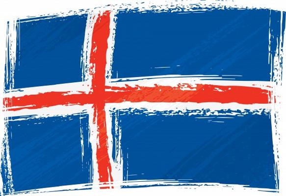 Grunge Iceland flag from Dawid Krupa