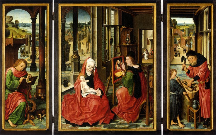 Saint Luke Triptych from Derick Baegert