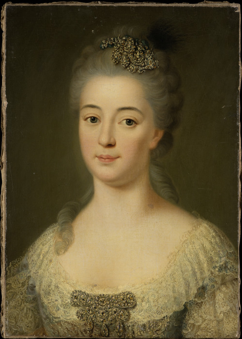Portrait of Marie Friederike Caroline von Geispigheim from Deutscher (Hessischer?) Meister um 1750