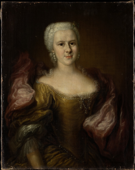 Portrait of Eleonore Ernestine von Ponikau, née von Holzhausen from Deutscher Meister um 1740/1750
