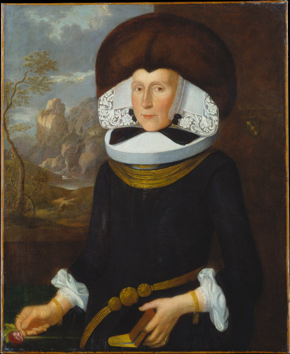 Portrait of Maria Barbara Peyer (1636-1693) from Deutscher Meister von 1683