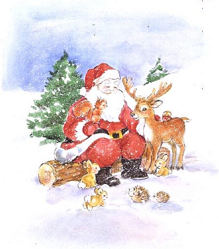 Santa and Friends  from Diane  Matthes