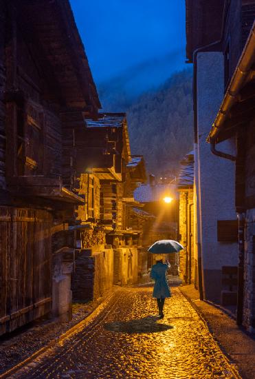 A raining morning in Zermatt