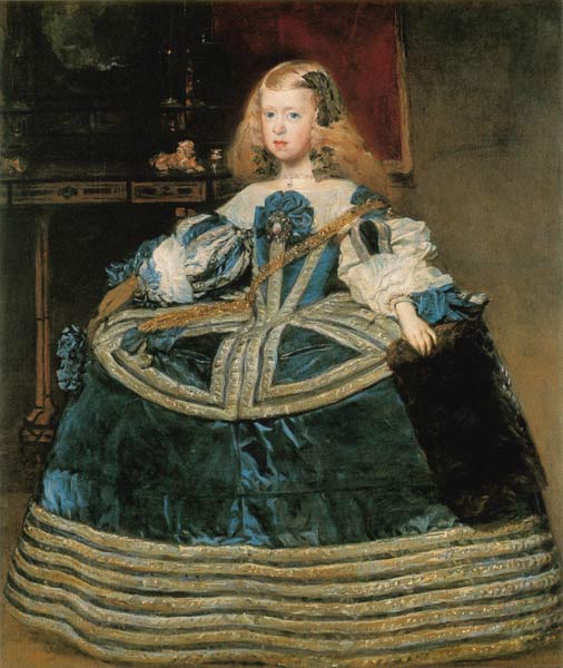 Infanta Margarita from Diego Rodriguez de Silva y Velázquez