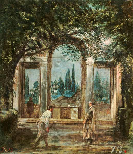 Ariadnepavillon of the villa Medici to Rome from Diego Rodriguez de Silva y Velázquez