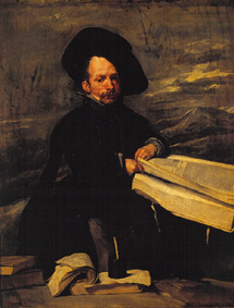 Portrait of the court jester Don Diego de Acedo of El Primo. from Diego Rodriguez de Silva y Velázquez