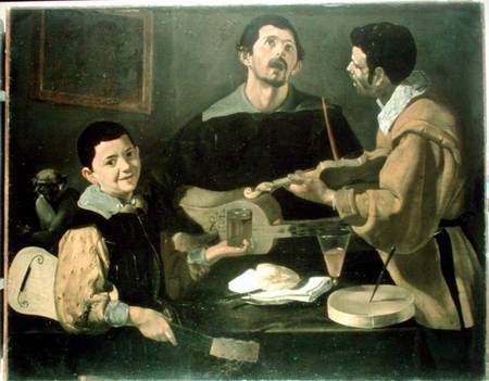 Three Musicians from Diego Rodriguez de Silva y Velázquez
