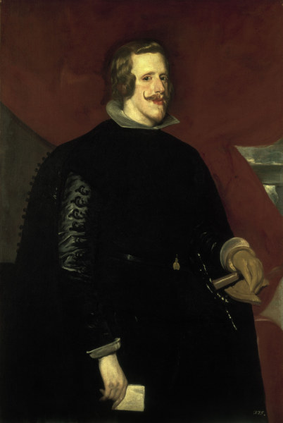 Philip IV of Spain /Paint.by Velázquez from Diego Rodriguez de Silva y Velázquez