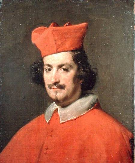 Portrait of Cardinal Camillo Astali Pamphili from Diego Rodriguez de Silva y Velázquez