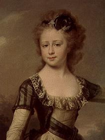 Portrait of the great princess Maria Pawlowna. from Dimitrij Grigorjewitsch Lewizkij
