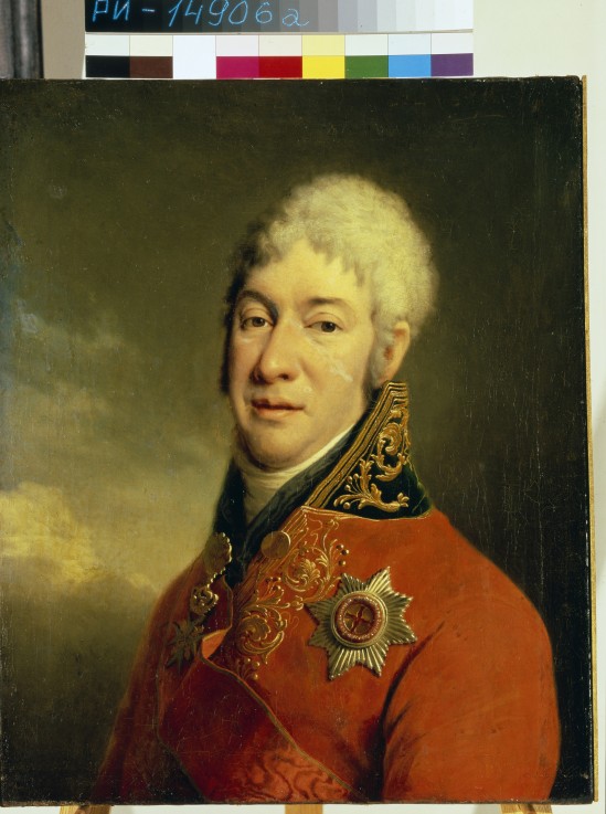 Portrait of Ivan Vladimirovich Lopukhin (1756-1816), philosopher, mystic, writer and humanitarian from Dimitrij Grigorjewitsch Lewizkij