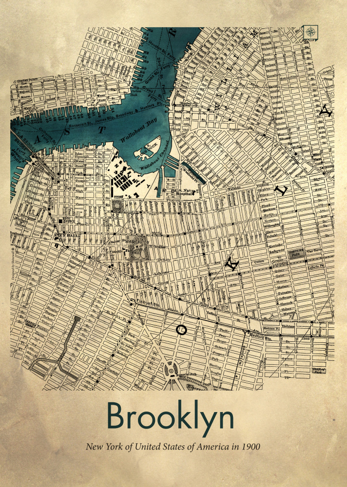 Brooklyn map from Dionisis Gemos