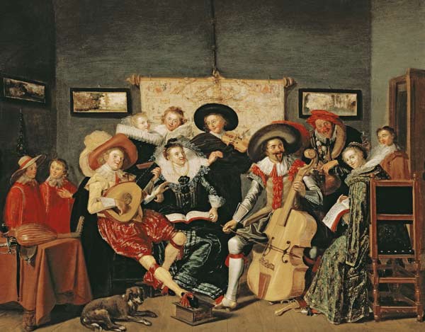 A Musical Party from Dirck Hals