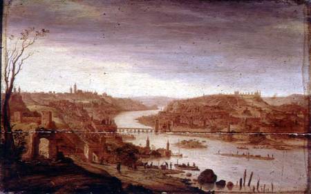 View of Prague (unrestored version) from Dirck Verhaert