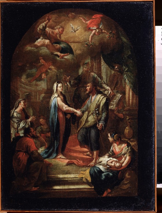 The Marriage of Mary and Joseph from Domenico Corvi