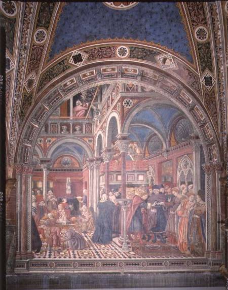 Marriage of the Foundlings (fresco) from Domenico  di Bartolo
