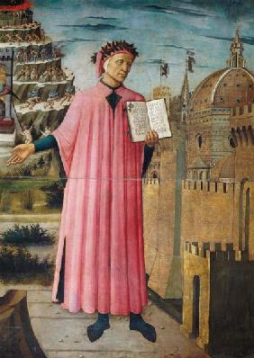Dante reading from the 'Divine Comedy' (detail)