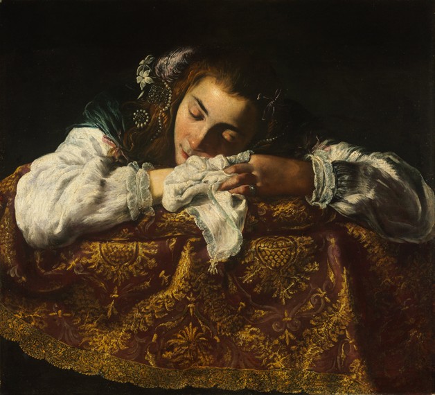 Sleeping Girl from Domenico Fetti