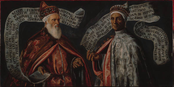 D.Tintoretto / L.Celsi and M.Corner from Domenico Tintoretto