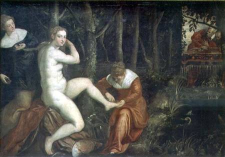 Susanna and the Elders from Domenico Tintoretto