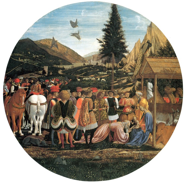 The Adoration of the Magi (Medici Tondo) from Domenico Veneziano